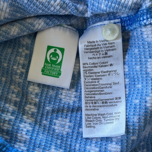 J Crew blue pjs - size xxs - Picture 4 of 7